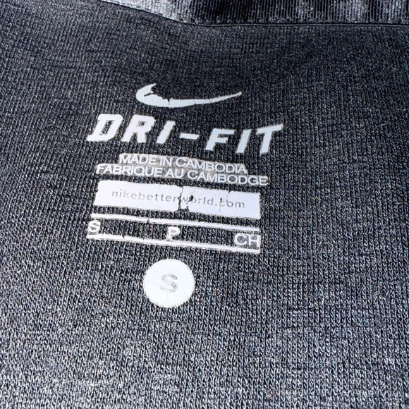 Nike Women's Black Sweatshirt with White Logo - Picture 5 of 5